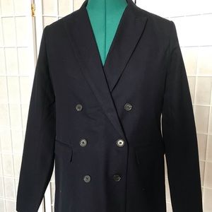 Abercrombie & Fitch Wool Double Breasted Blazer